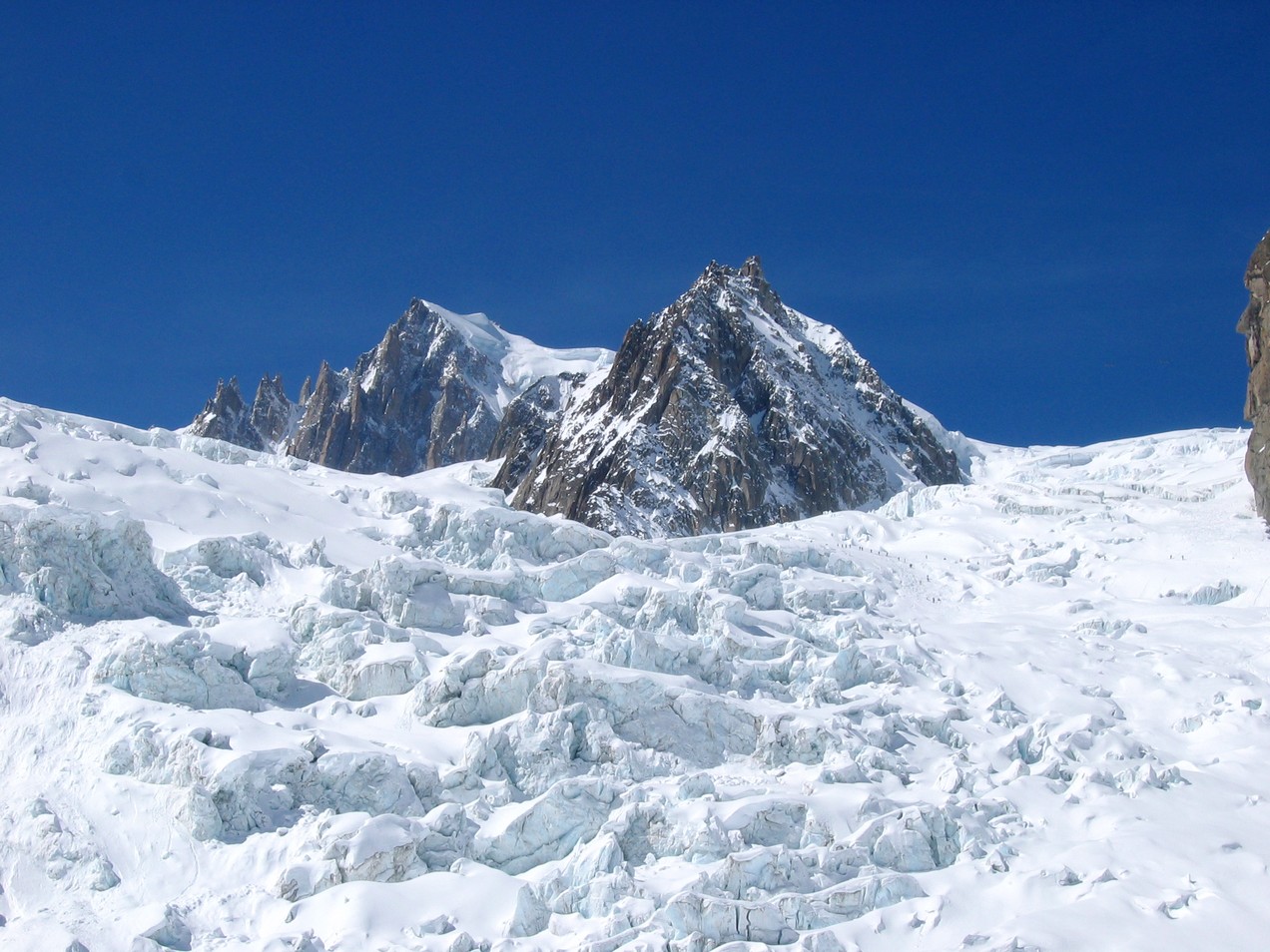 ski, chamonix, vallée, blanche, guide, montagne